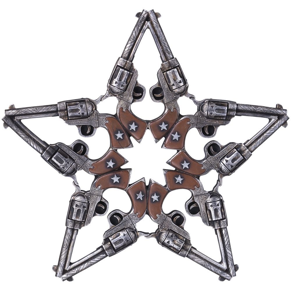 Gun Star Wall Plaque