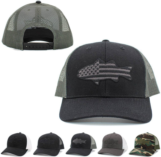 Fish Flag Mesh Back Ballcap