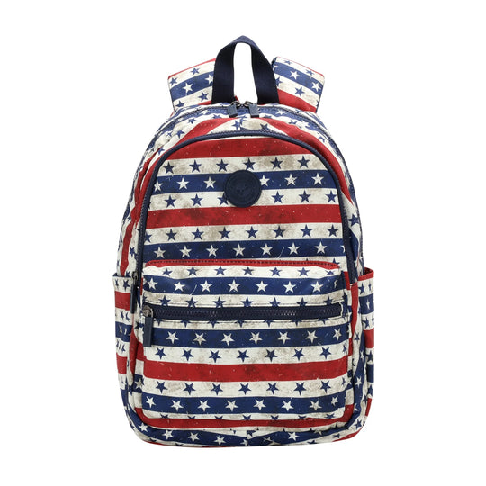 Montana West Stars & Stripes Print Backpack