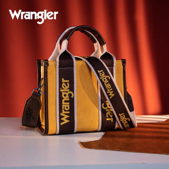 Wrangler Color Block Small Tote/Crossbody -Yellow