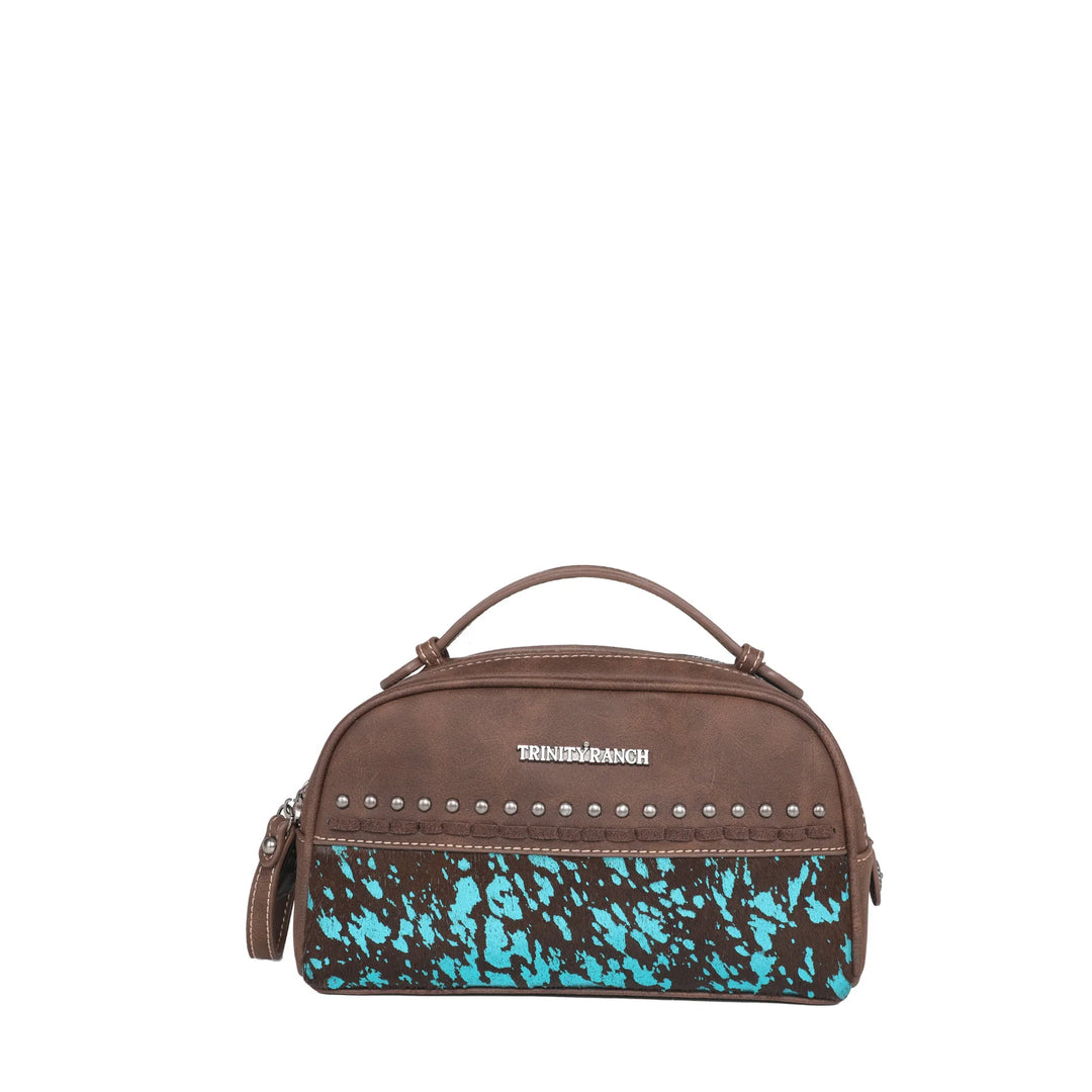 Ranch Hair On Cowhide Collection Travel Pouch