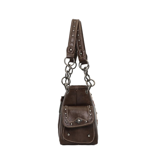 Montana West Whipstitch Collection Concealed Carry Satchel