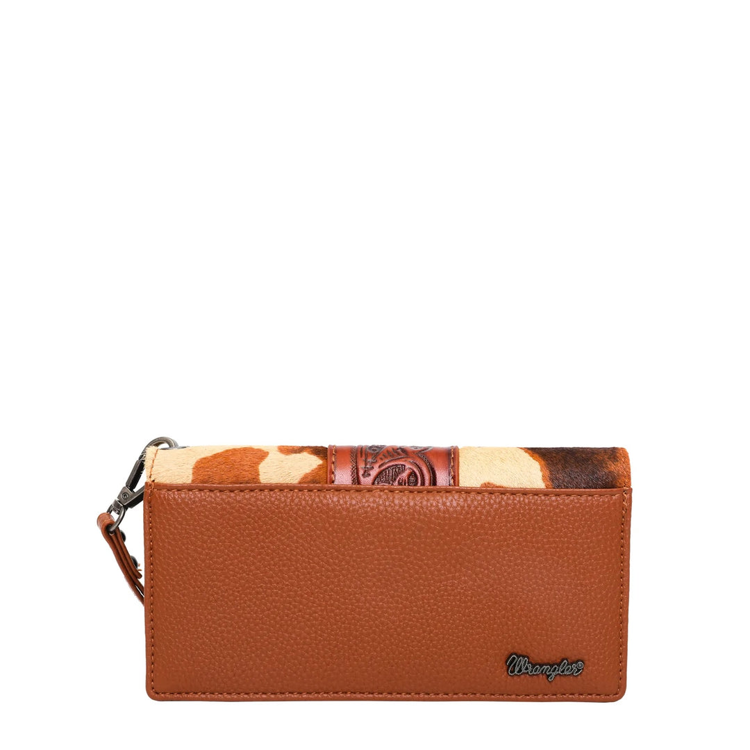 Wrangler Hair-on Cowhide Collection Wallet (Wrangler by Montana West)