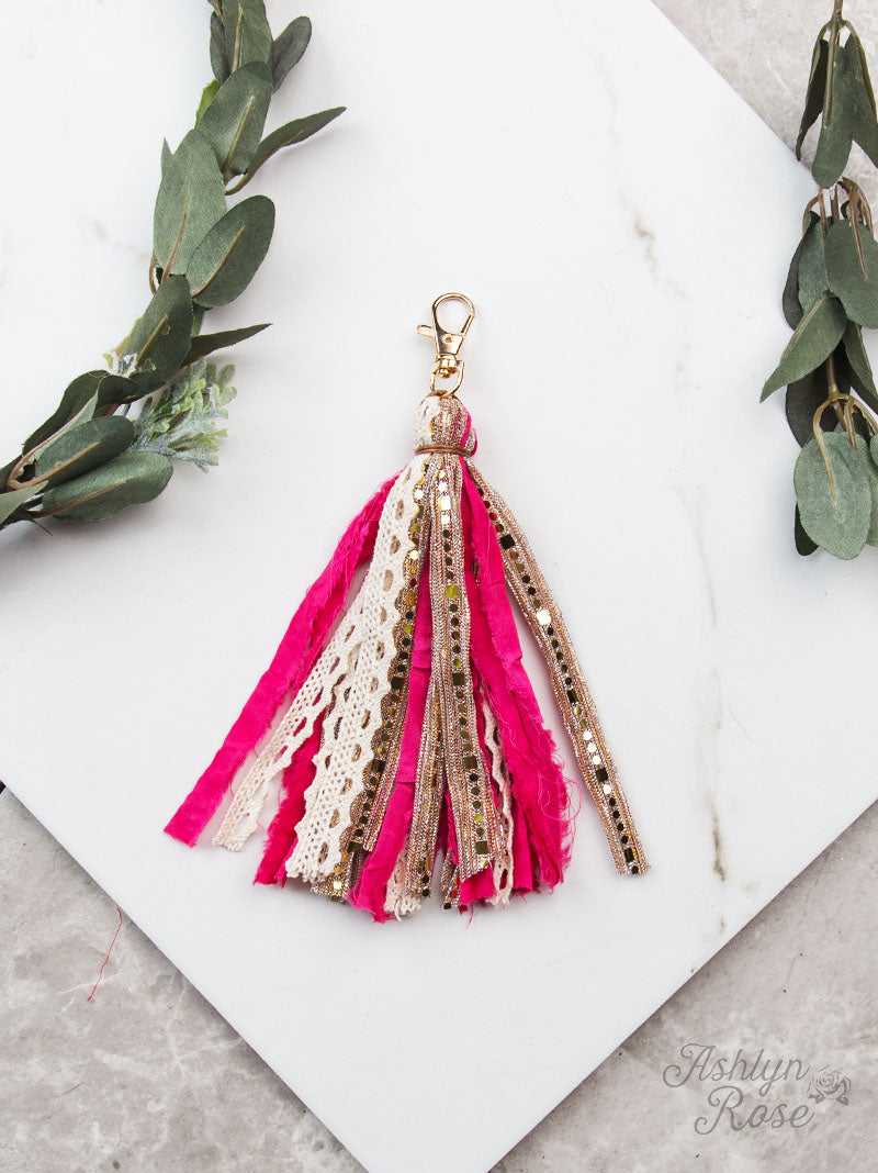 Wednesday Keychain, Gold