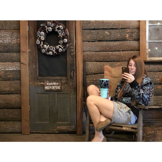 Comfy Shorts | Serenity Camo - Womens Outerwear