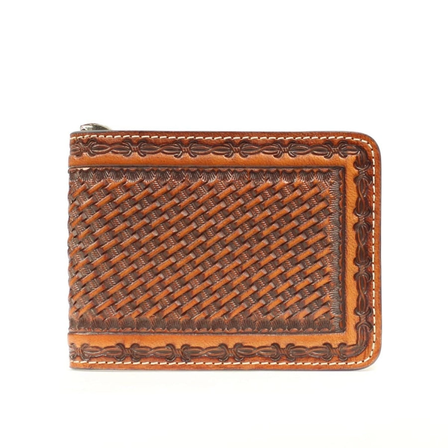 Nocona Basket Weae Money Clip Wallet - Wallets & Watches