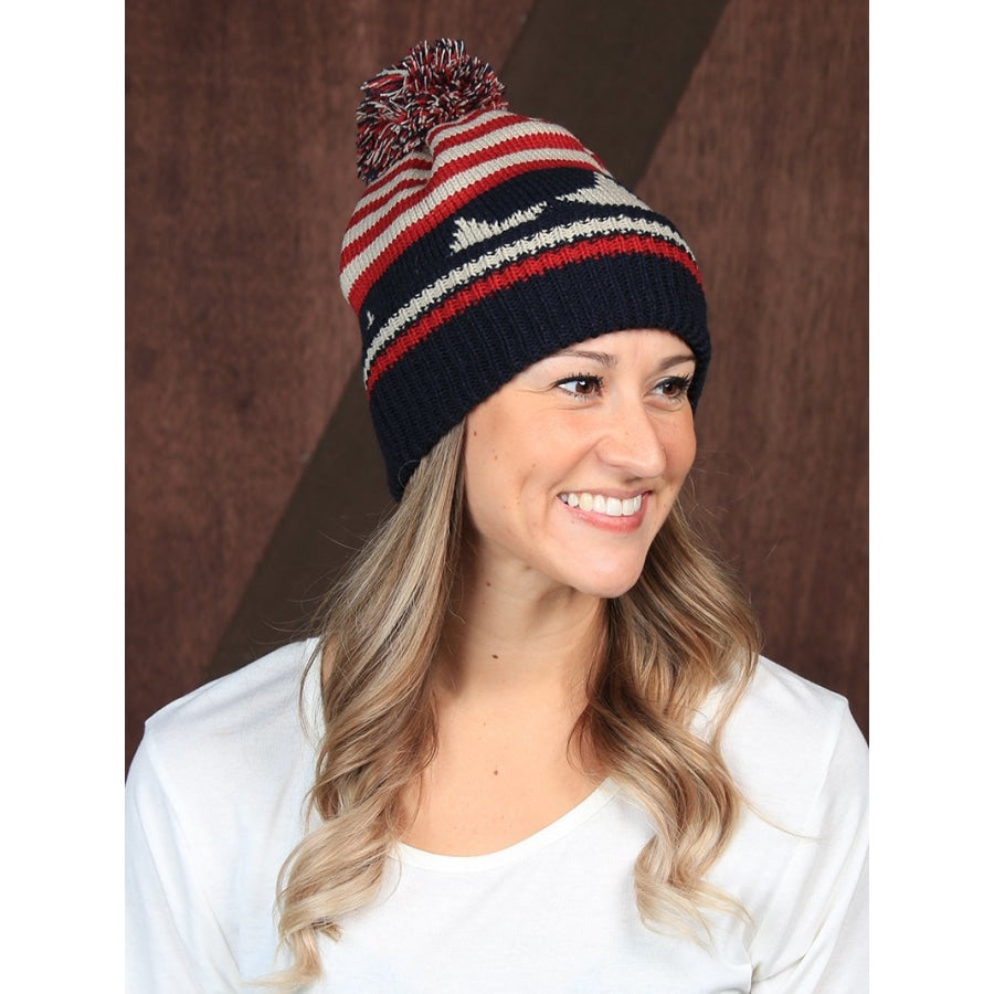 Stars & Stripes Beanie - Womens Hats