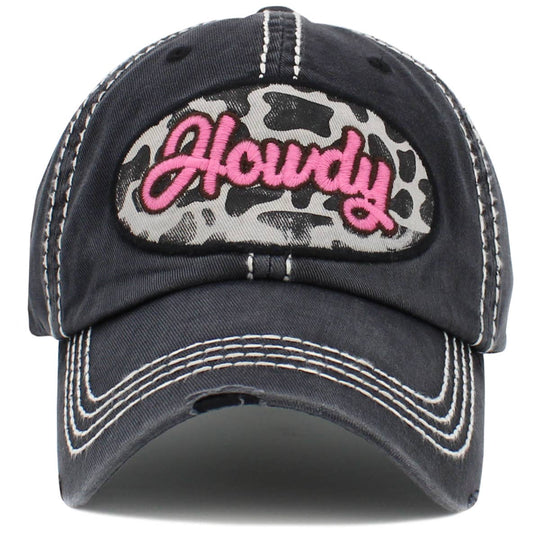 Howdy Washed Vintage Ballcap