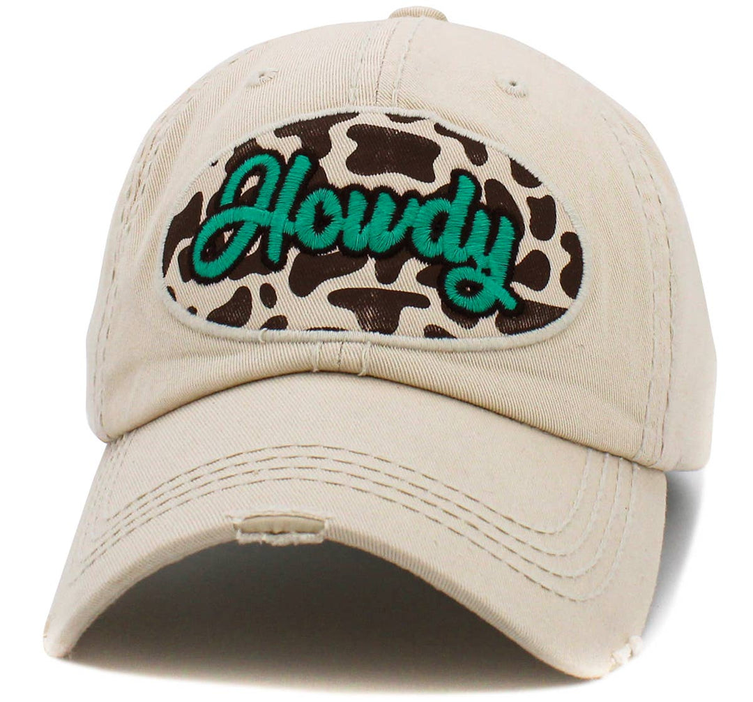 Howdy Washed Vintage Ballcap