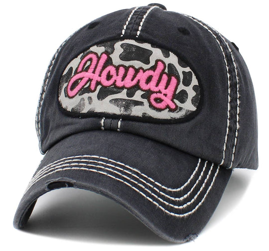 Howdy Washed Vintage Ballcap