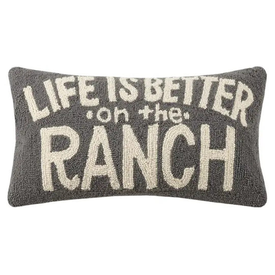 Life Is Better On the Ranch Hook Pillow