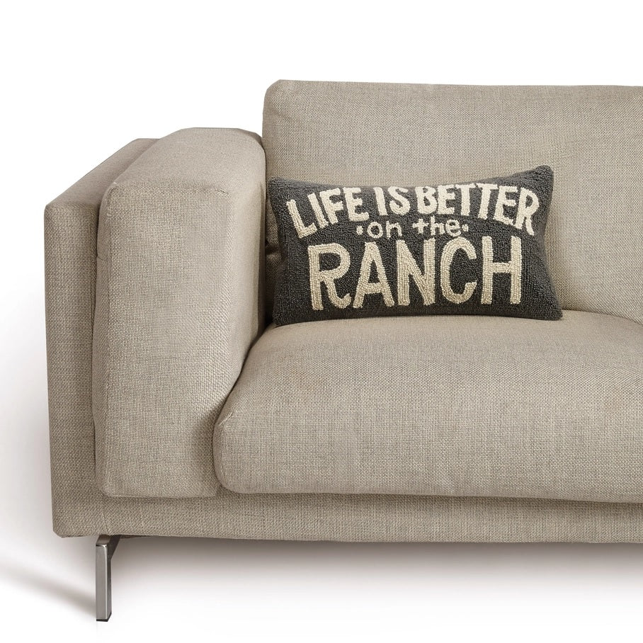Life Is Better On the Ranch Hook Pillow