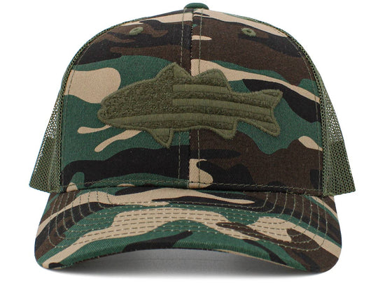 Fish Flag Mesh Back Ballcap