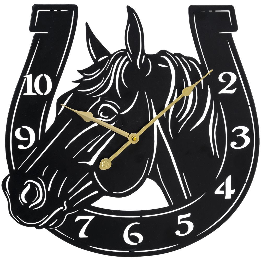 Horse/Horseshoe Wall Clock