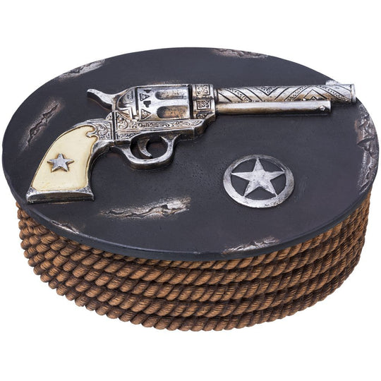 Pistol Trinket Box with Lid