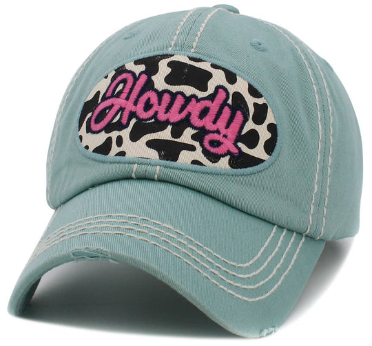 Howdy Washed Vintage Ballcap