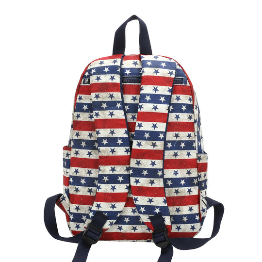 Montana West Stars & Stripes Print Backpack