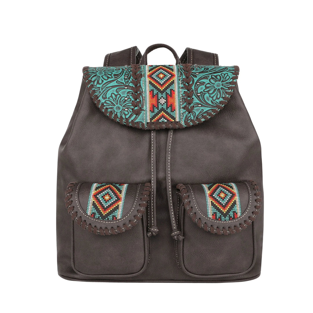 Montana West Tooled Collection Backpack