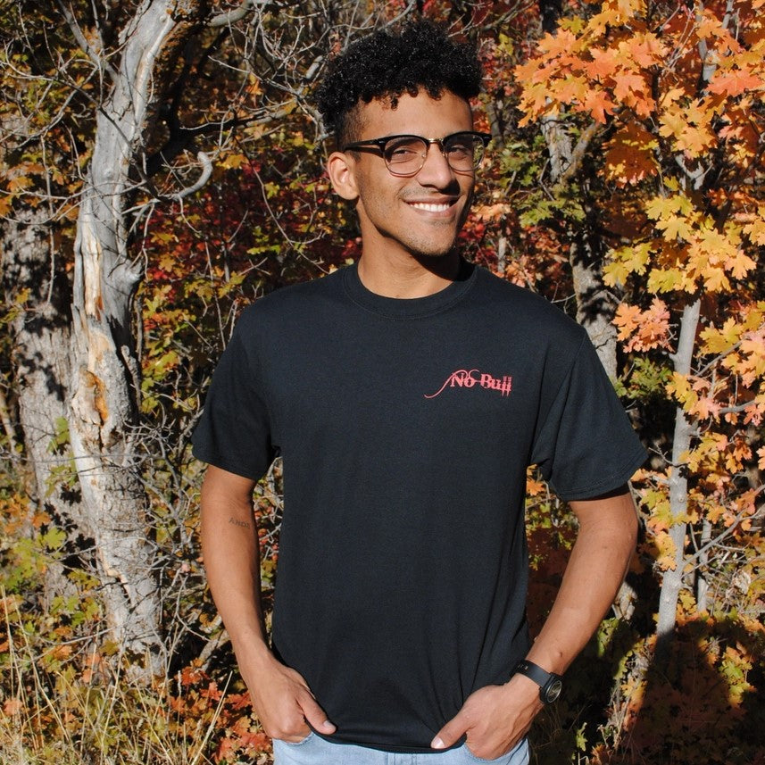 Range Short Sleeved T-Shirt in Black - SMALL