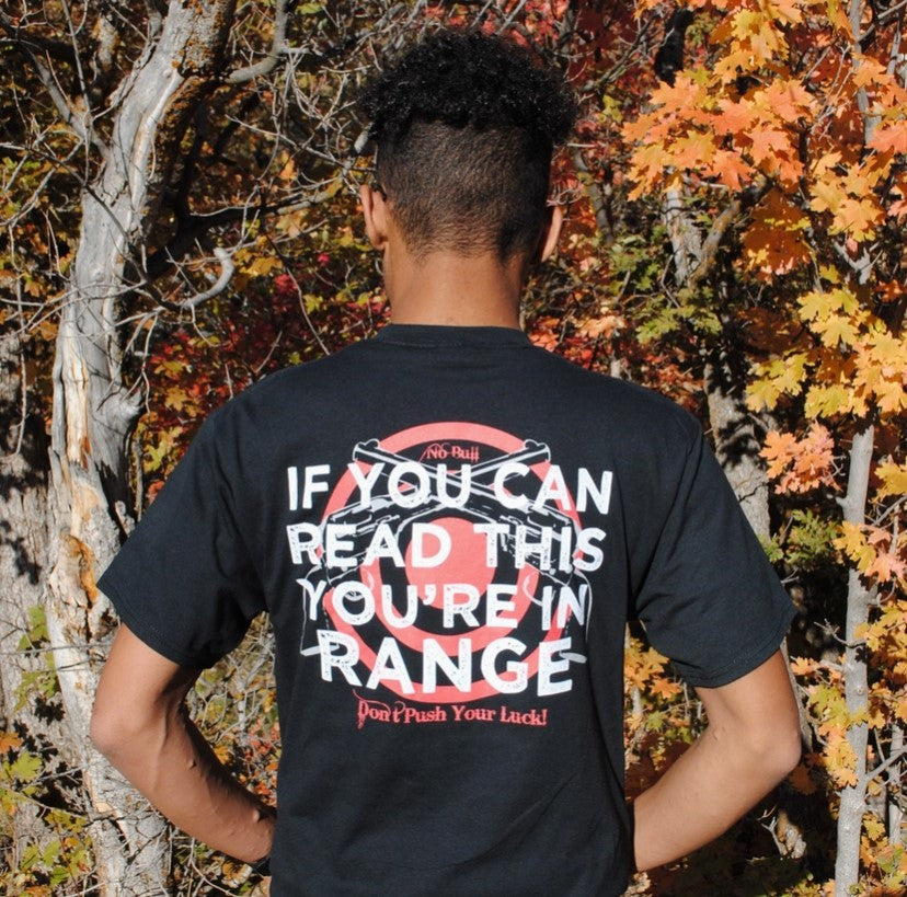 Range Short Sleeved T-Shirt in Black - SMALL