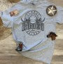 Cowboy Saloon Rodeo Show T-Shirt in Grey