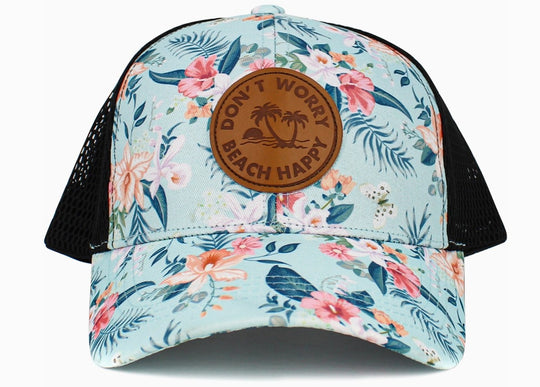 Don't Worry Beach Happy Mesh Ballcap