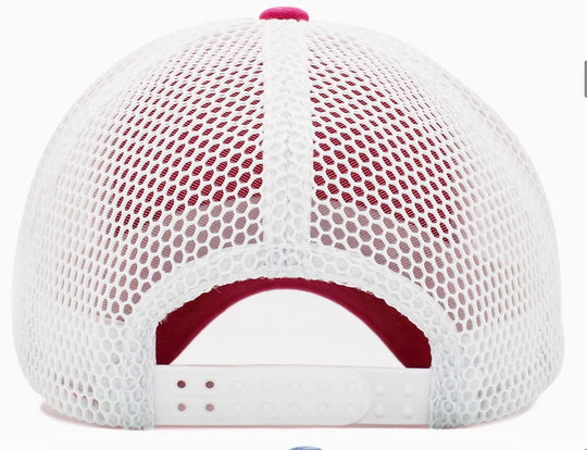 Flag Mesh Vintage Ballcap in Pink