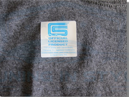 Ford Mustang GT350 Shelby Cobra Logo Cotton T-Shirt Gray Official Licensed