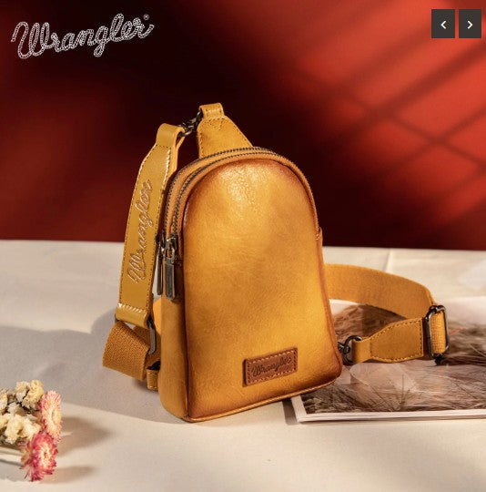 Wrangler Sling Bag/Crossbody/Chest Bag - Mustard