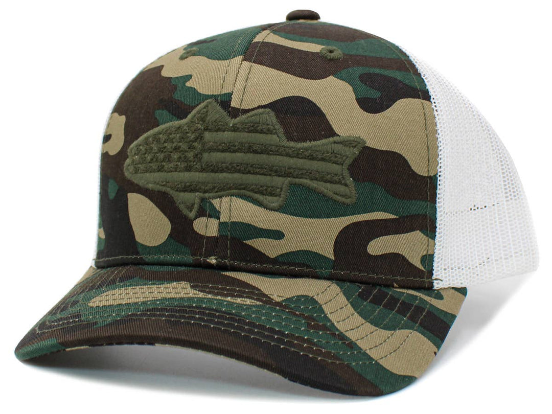 Fish Flag Mesh Back Ballcap