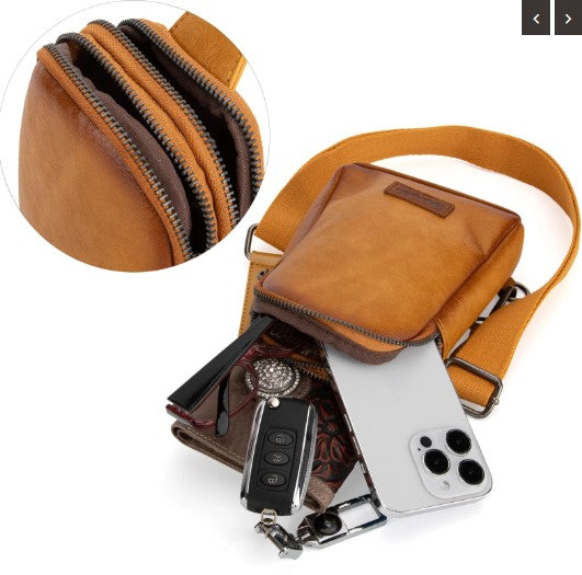 Wrangler Sling Bag/Crossbody/Chest Bag - Mustard