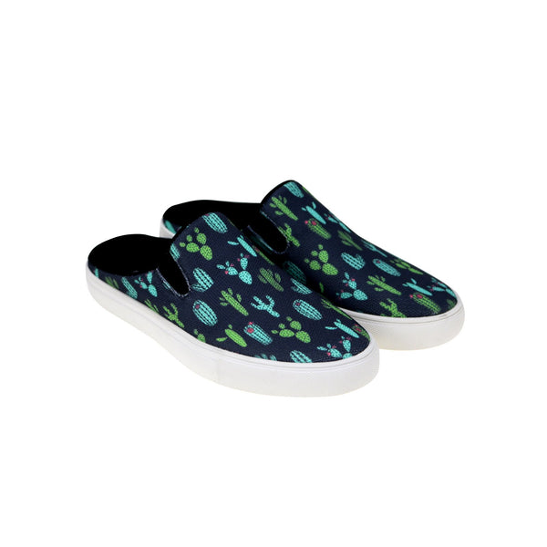 Montana West Southwestern Cactus Print Collection Sneaker Slides