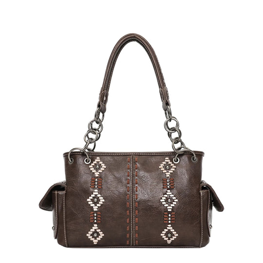 Montana West Whipstitch Collection Concealed Carry Satchel
