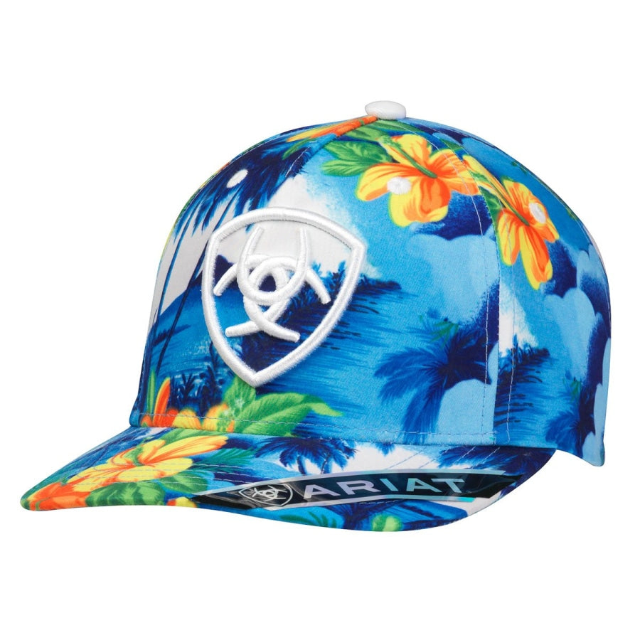 Ariat Mens Hat Baseball Cap Snap Logo Multi-Color - Mens Hats