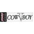 Cowboy Skull Sticker- Made In Usa 8 X 2-1/2 - Lifestyle