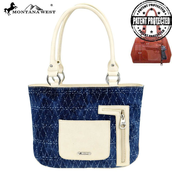 Montana West Embroidered Collection Concealed Carry Tote - Womens