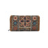 Montana West Embroidered Collection Secretary Style Wallet - Bags & Purses