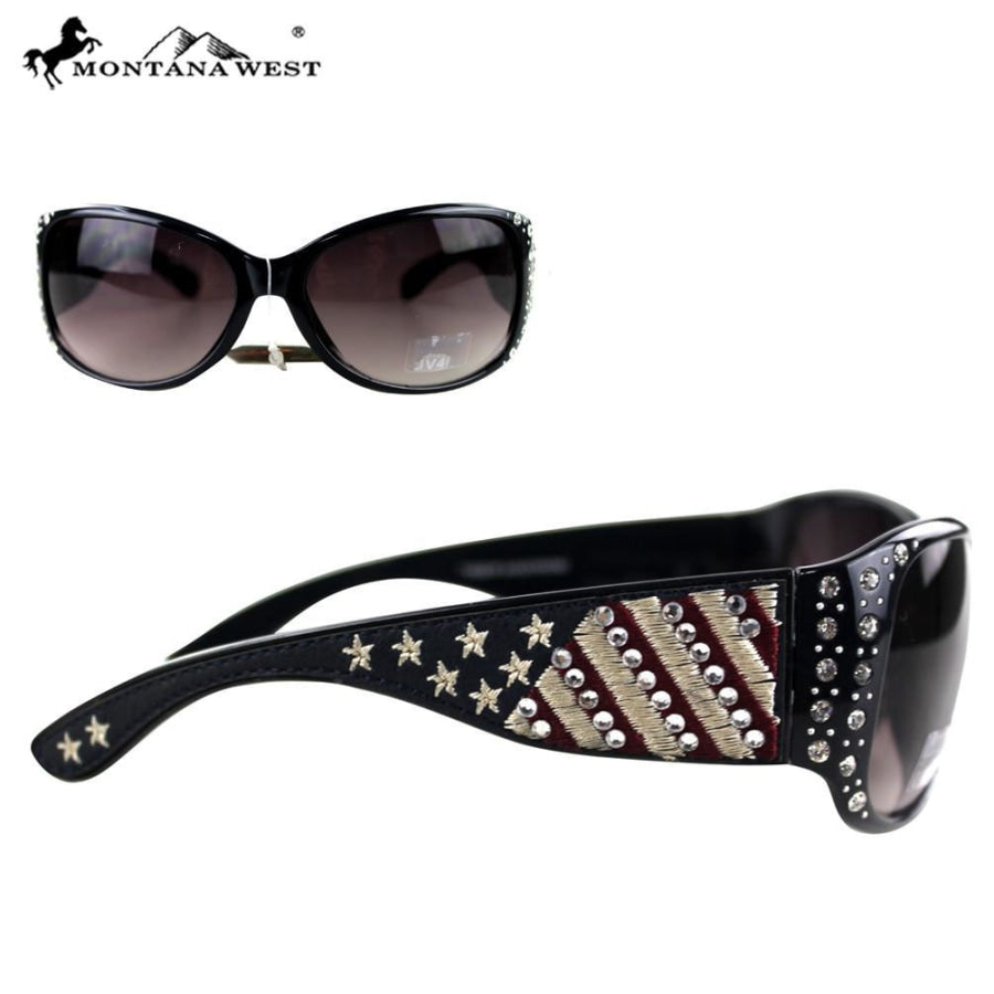 Montana West Us Pride Collection Sunglasses - Navy - Womens Accessories