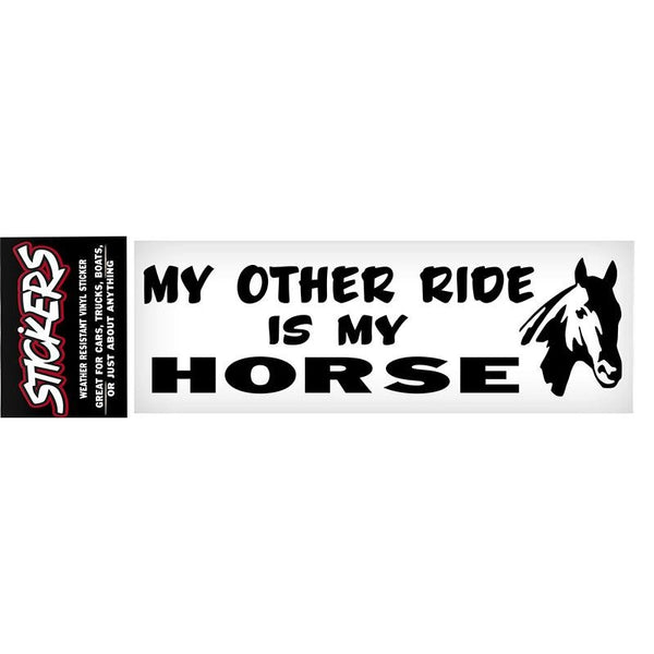 My Other Ride Sticker Made In Usa 7-1/2 X 2-1/2 - Lifestyle
