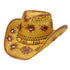 Straw Hat/ladies/diamond Holes/reddish Tone - S/m - Womens Hats
