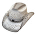 White Straw Cowboy Hat - Accessories